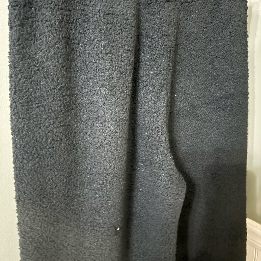 SKIMS Cozy Knit Boucle Fuzzy Teddy Wear Wide Leg Stretch Lounge Pants Large/XL - Picture 7 of 8